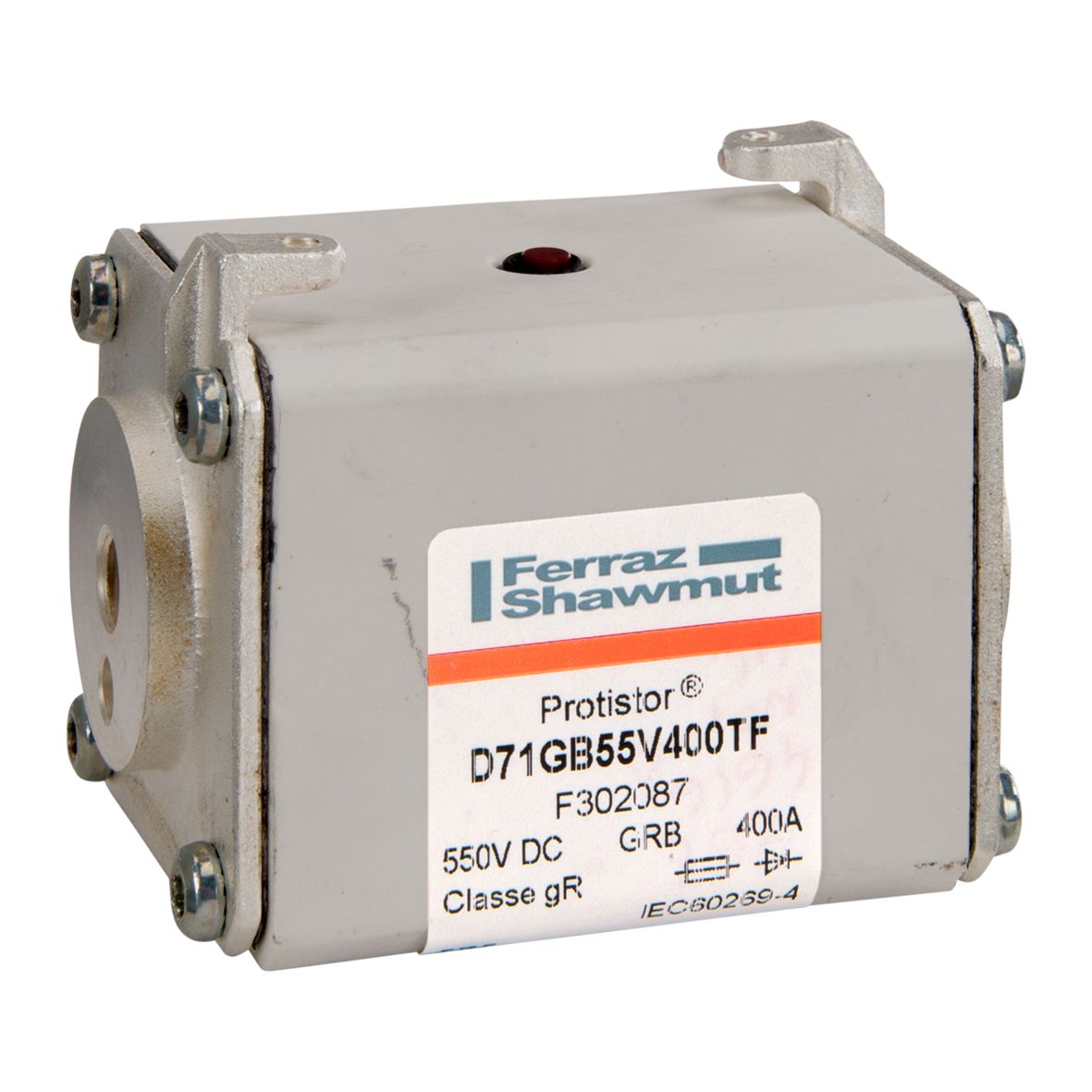F302087 - Size 71 type TTF-with one ISO metric threaded hole gR 400 A VAC/550VDC